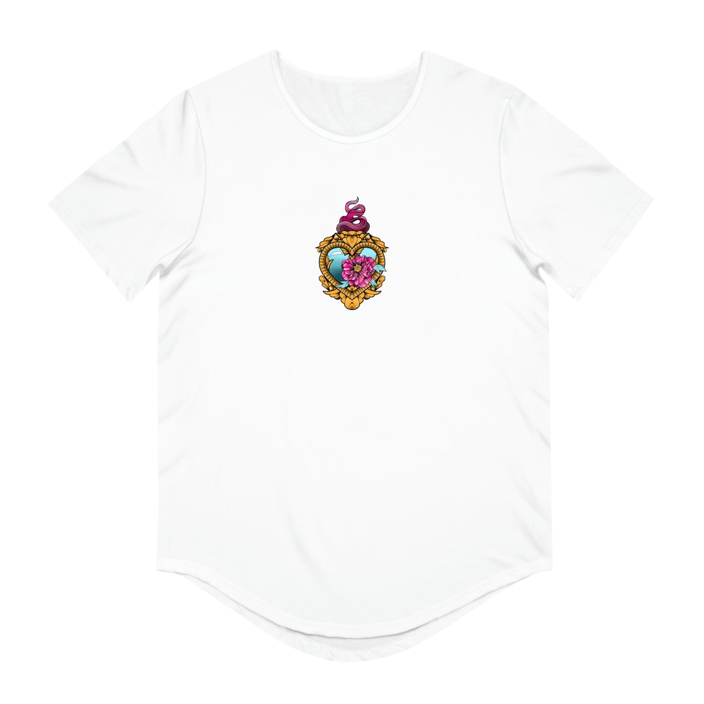 Men's Jersey Curved Hem Tee