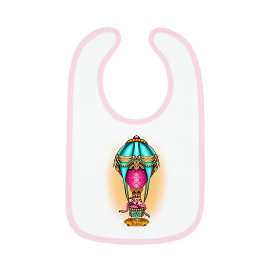 Baby Contrast Trim Jersey Bib