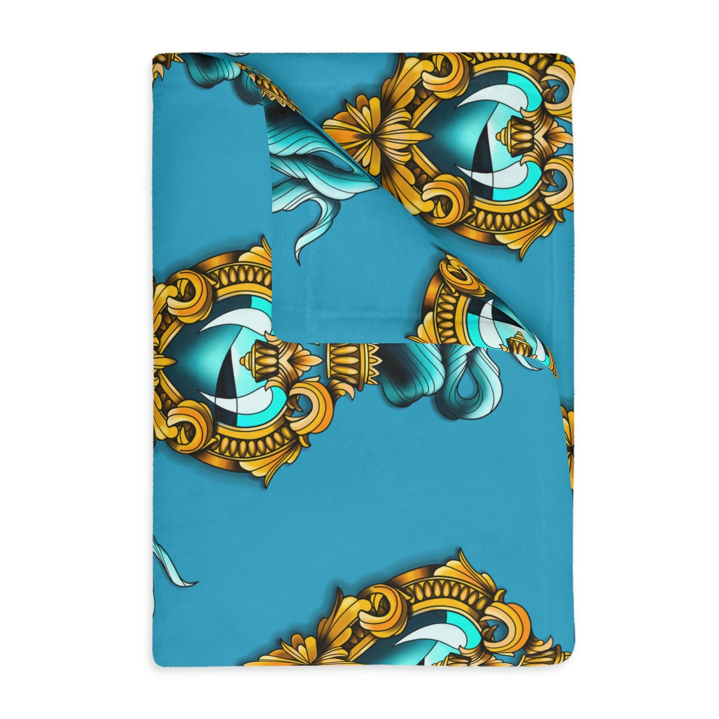 Velveteen Minky Blanket (Two-sided print)