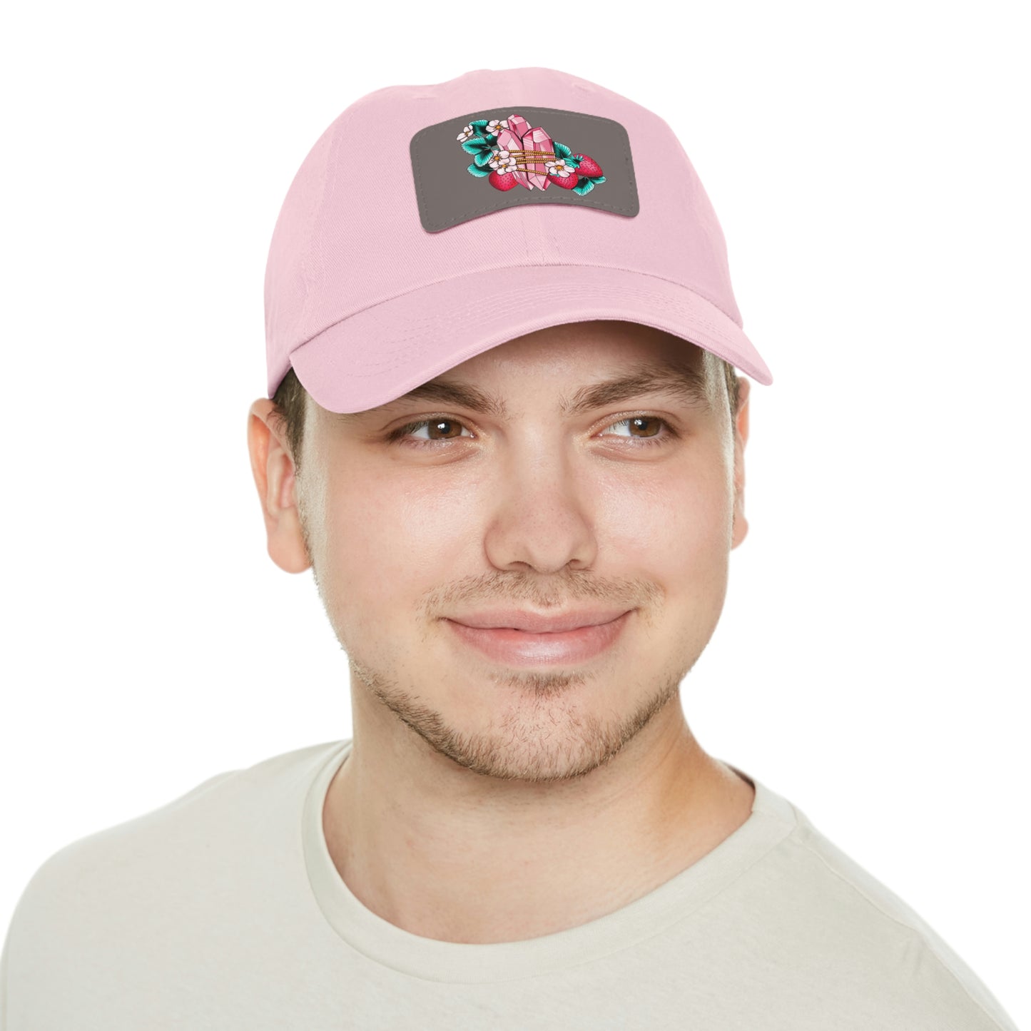 Dad Hat with Leather Patch