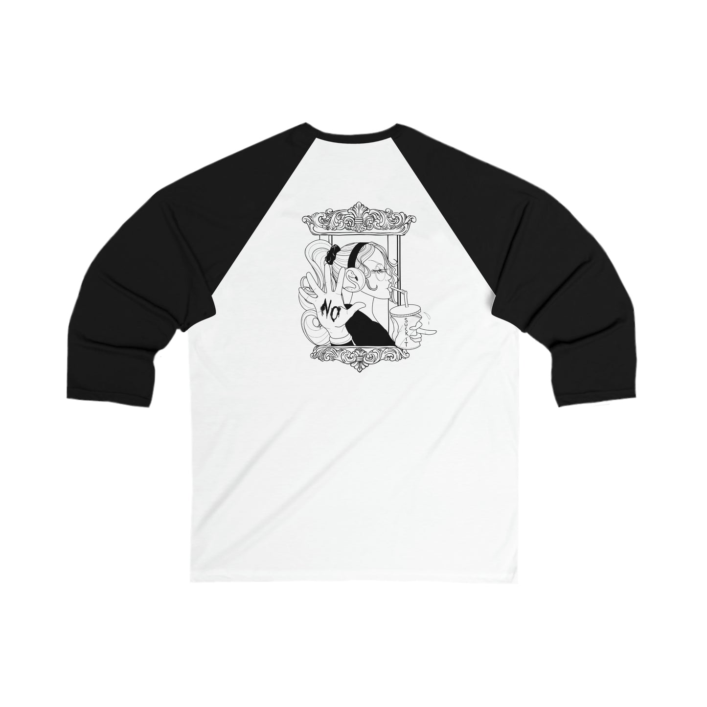 Unisex 3\4 Sleeve Baseball Tee