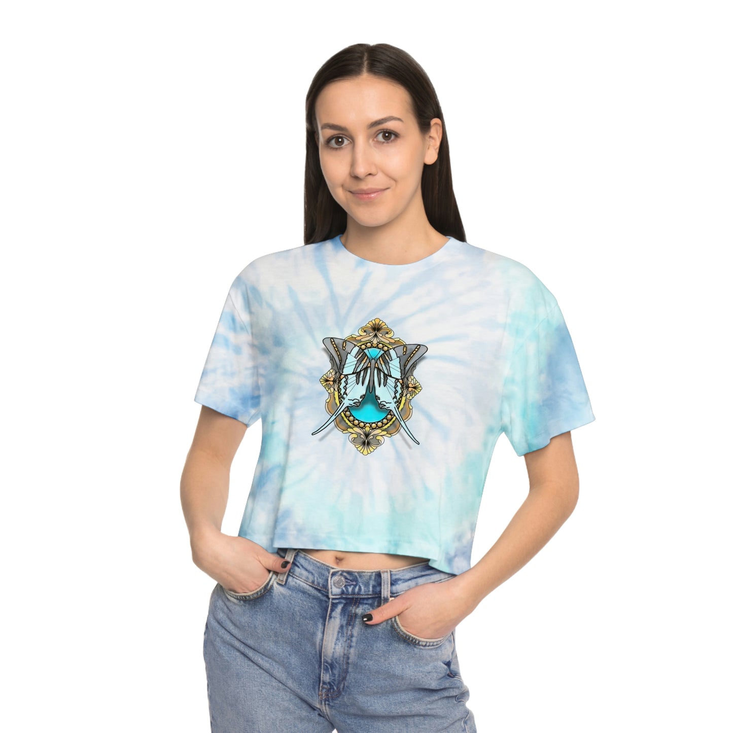 Women's Tie-Dye Crop Tee