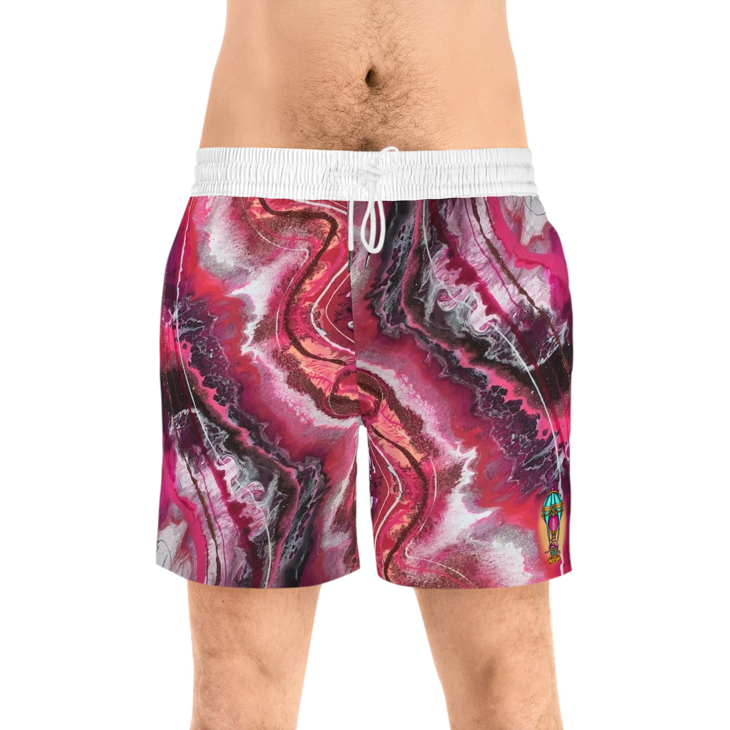 Men's Mid-Length Swim Shorts (AOP)