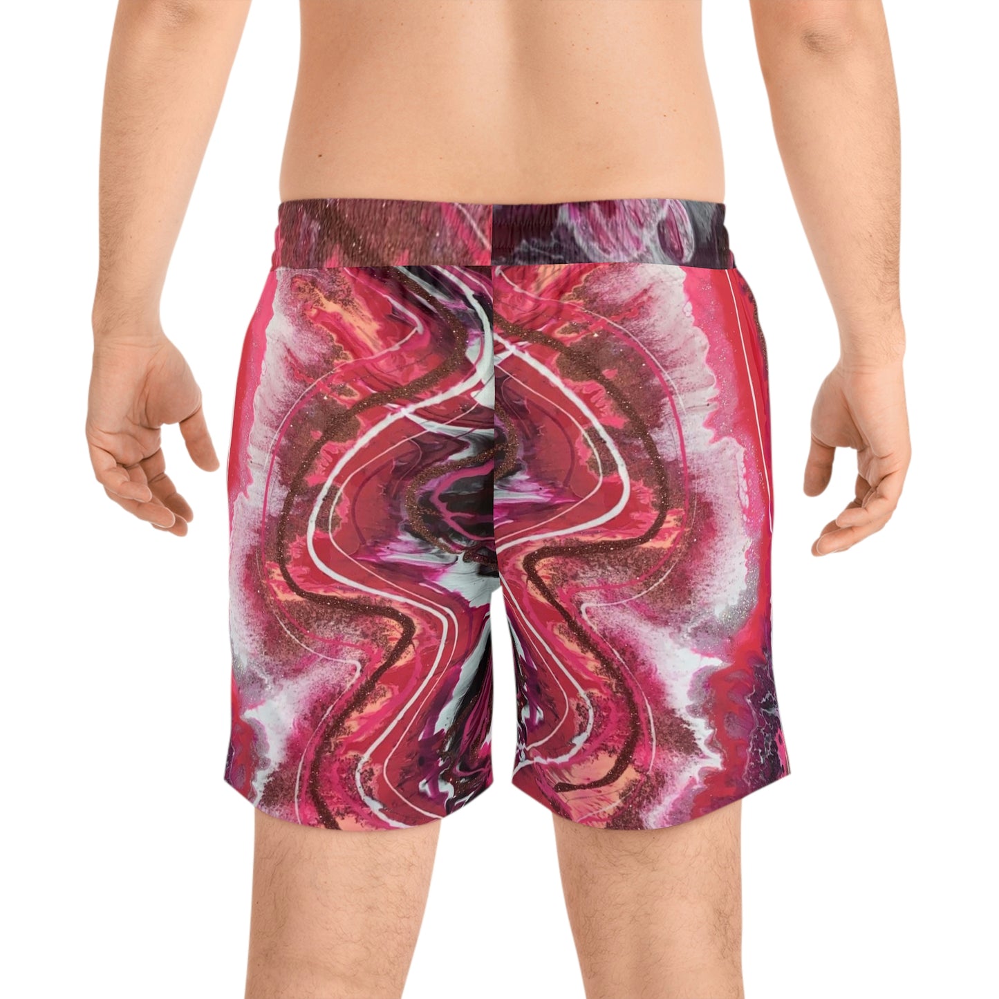 Men's Mid-Length Swim Shorts (AOP)