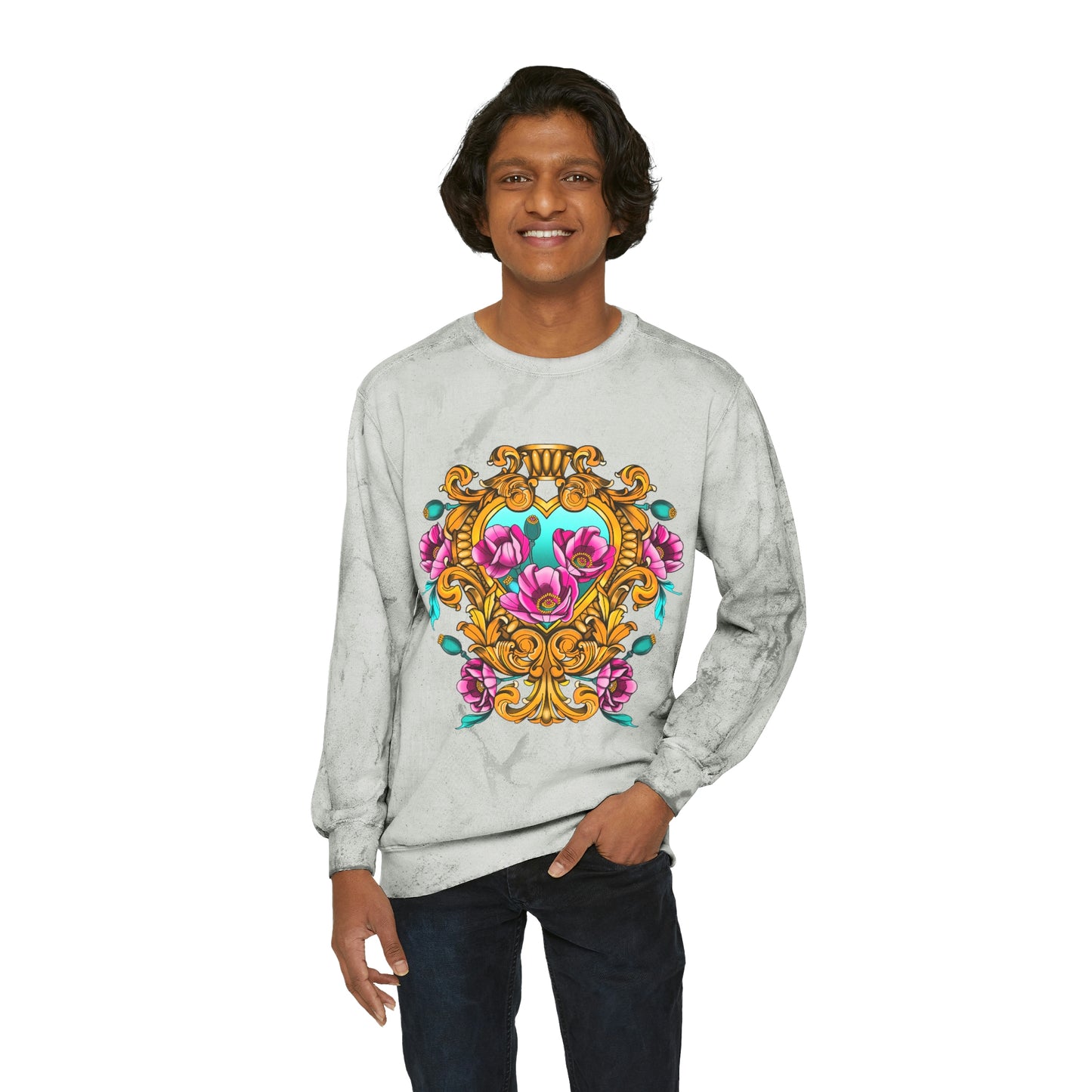 Unisex Color Blast Crewneck Sweatshirt