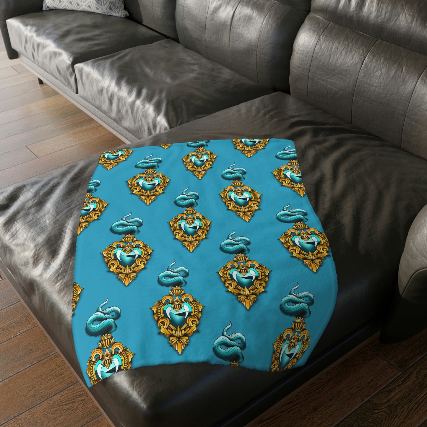 Velveteen Minky Blanket (Two-sided print)