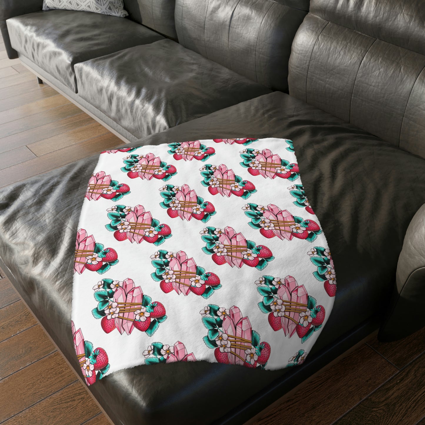 Velveteen Minky Blanket (Two-sided print)