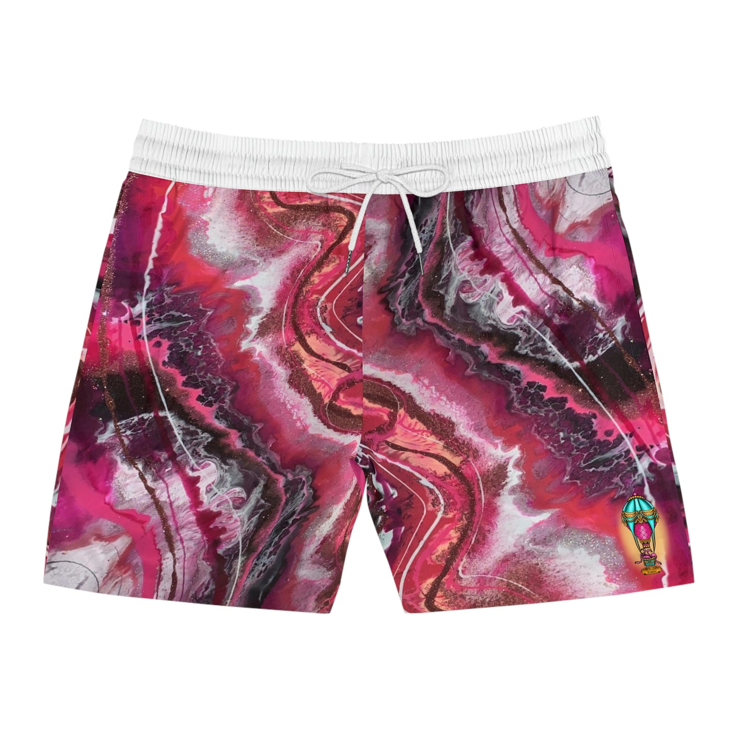 Men's Mid-Length Swim Shorts (AOP)