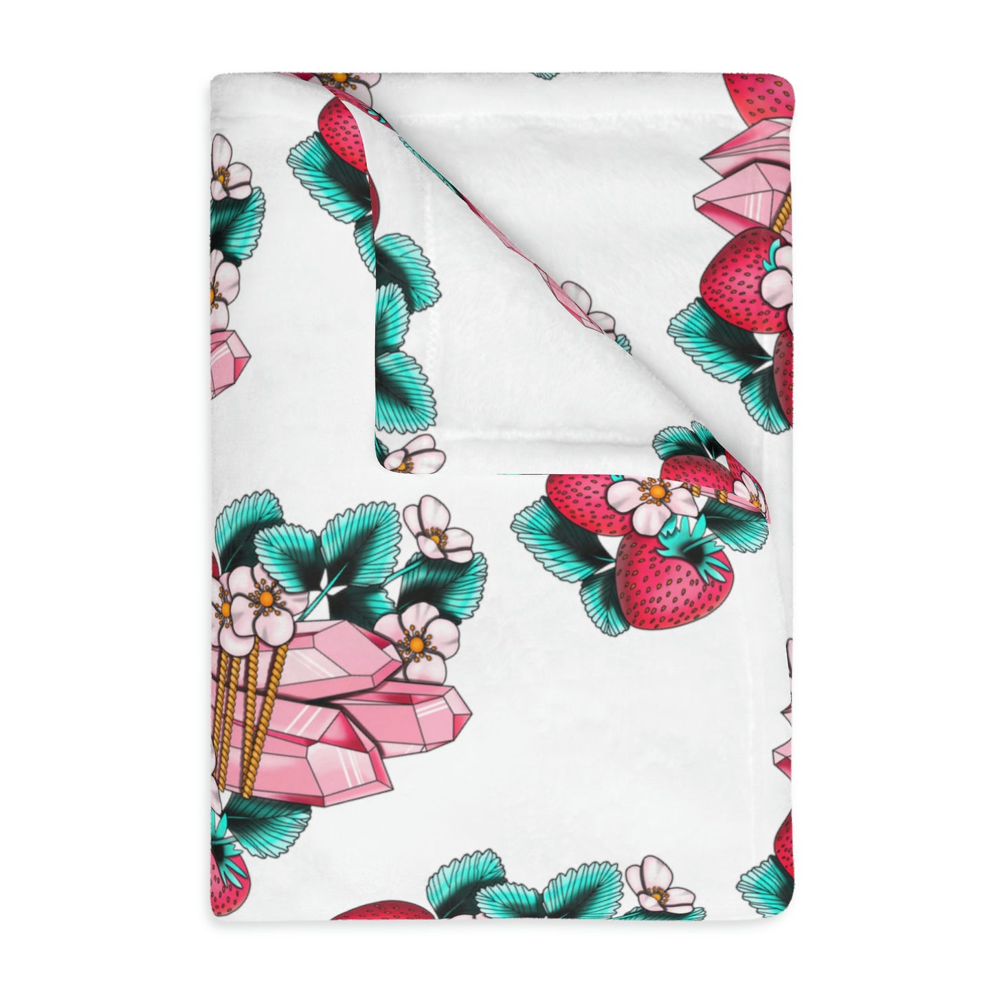 Velveteen Minky Blanket (Two-sided print)