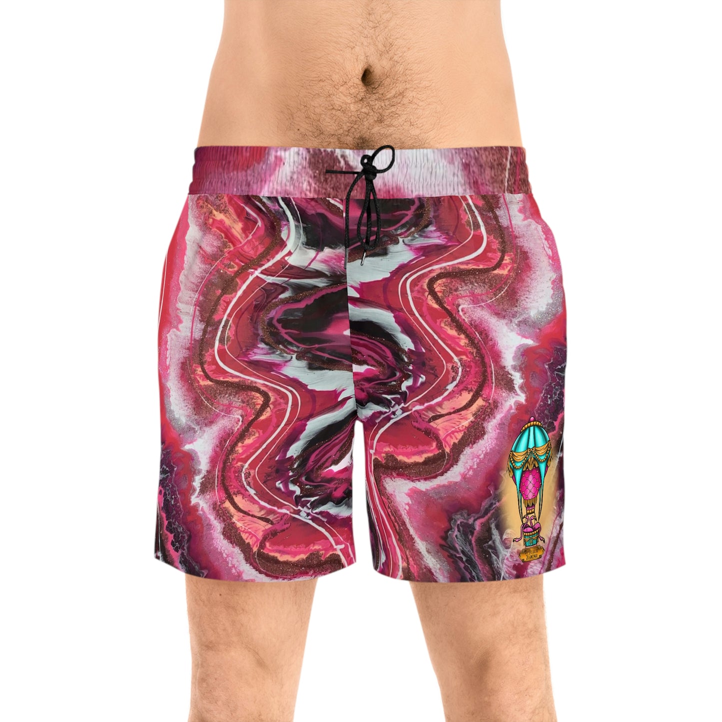 Men's Mid-Length Swim Shorts (AOP)