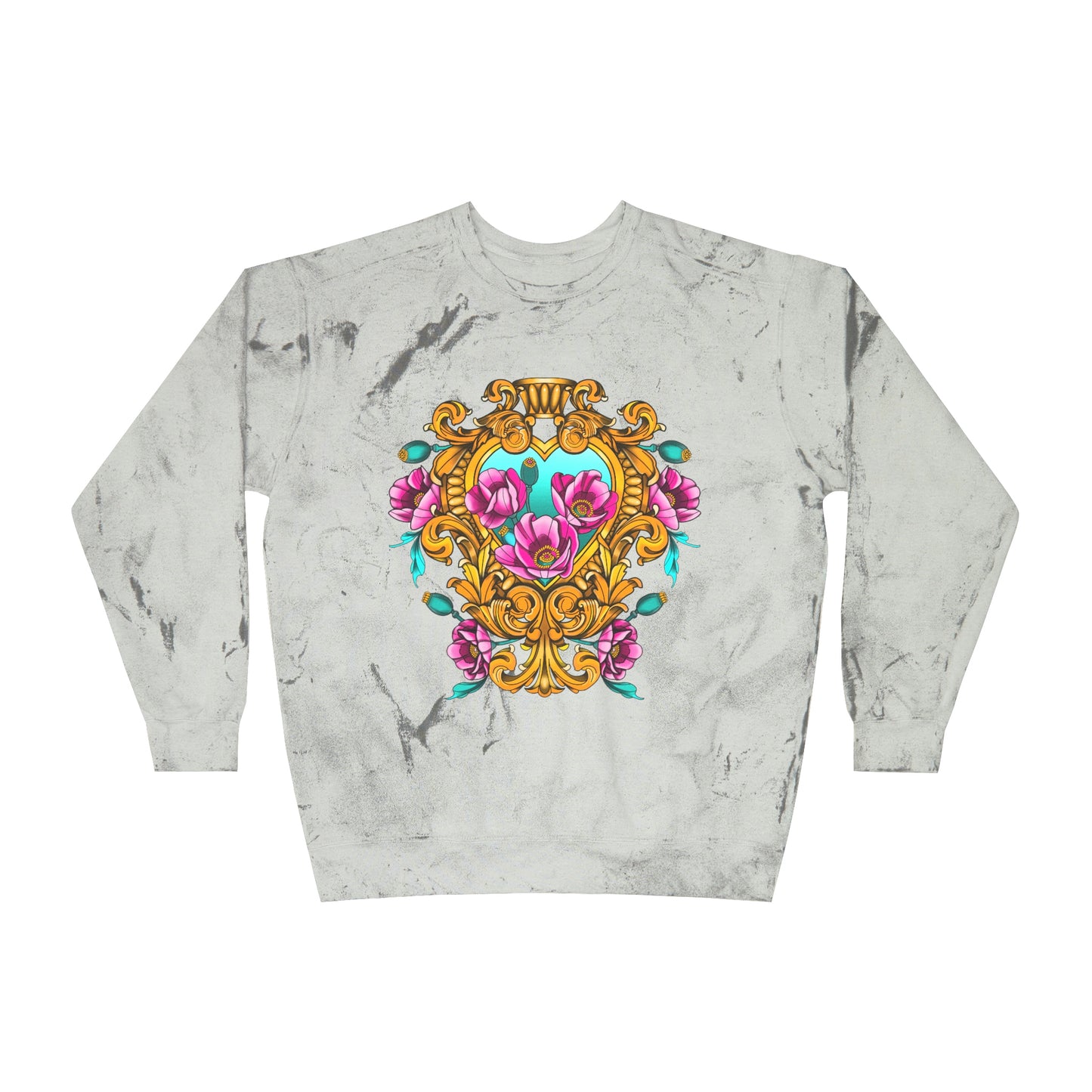 Unisex Color Blast Crewneck Sweatshirt