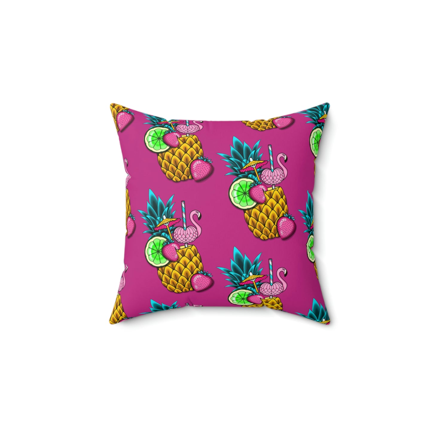 Spun Polyester Square Pillow