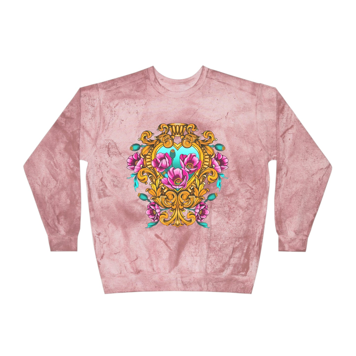 Unisex Color Blast Crewneck Sweatshirt