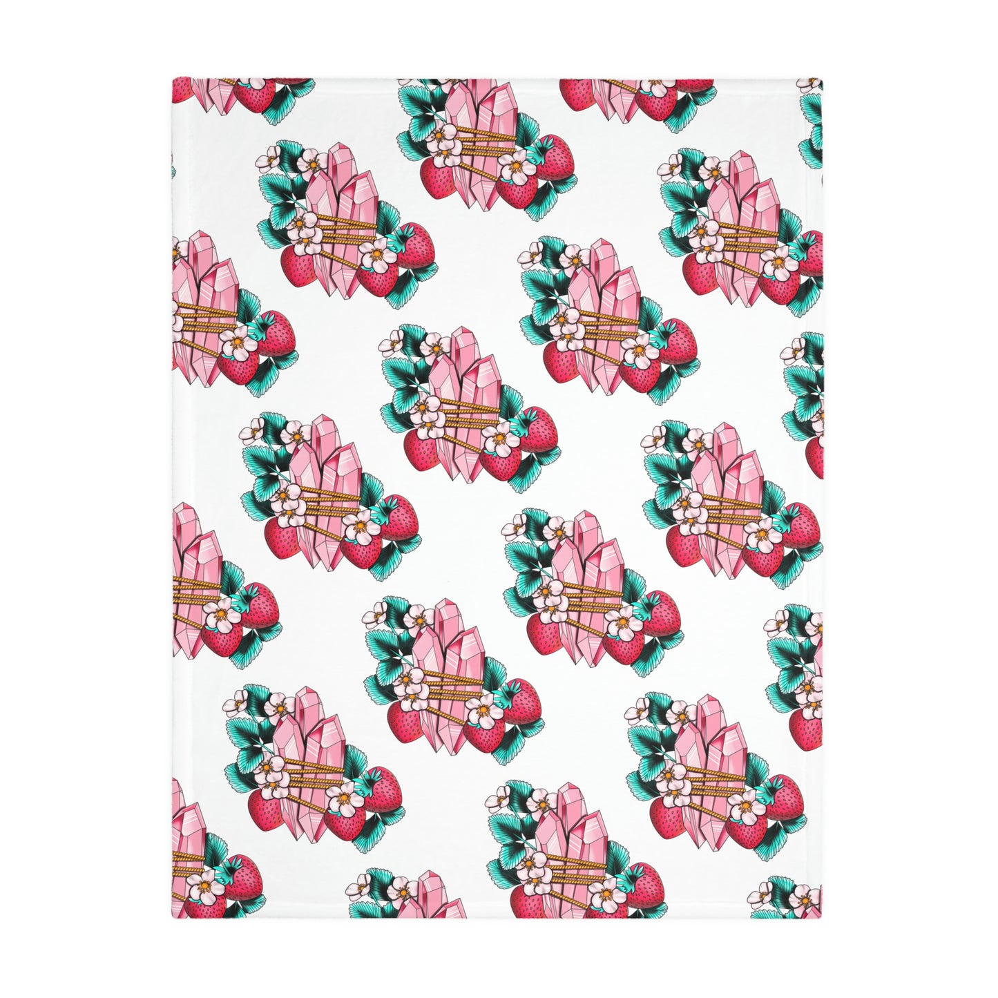 Velveteen Minky Blanket (Two-sided print)