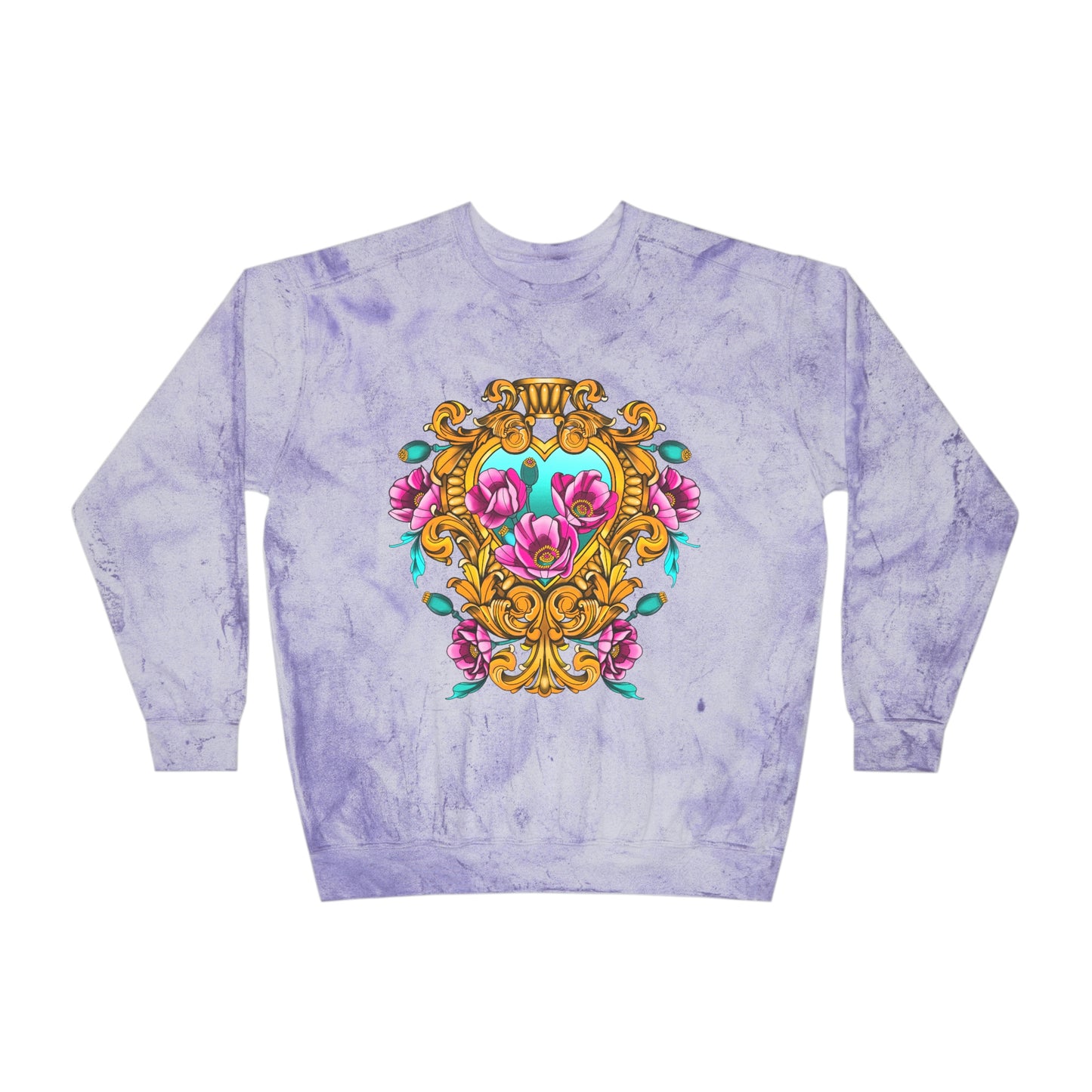 Unisex Color Blast Crewneck Sweatshirt