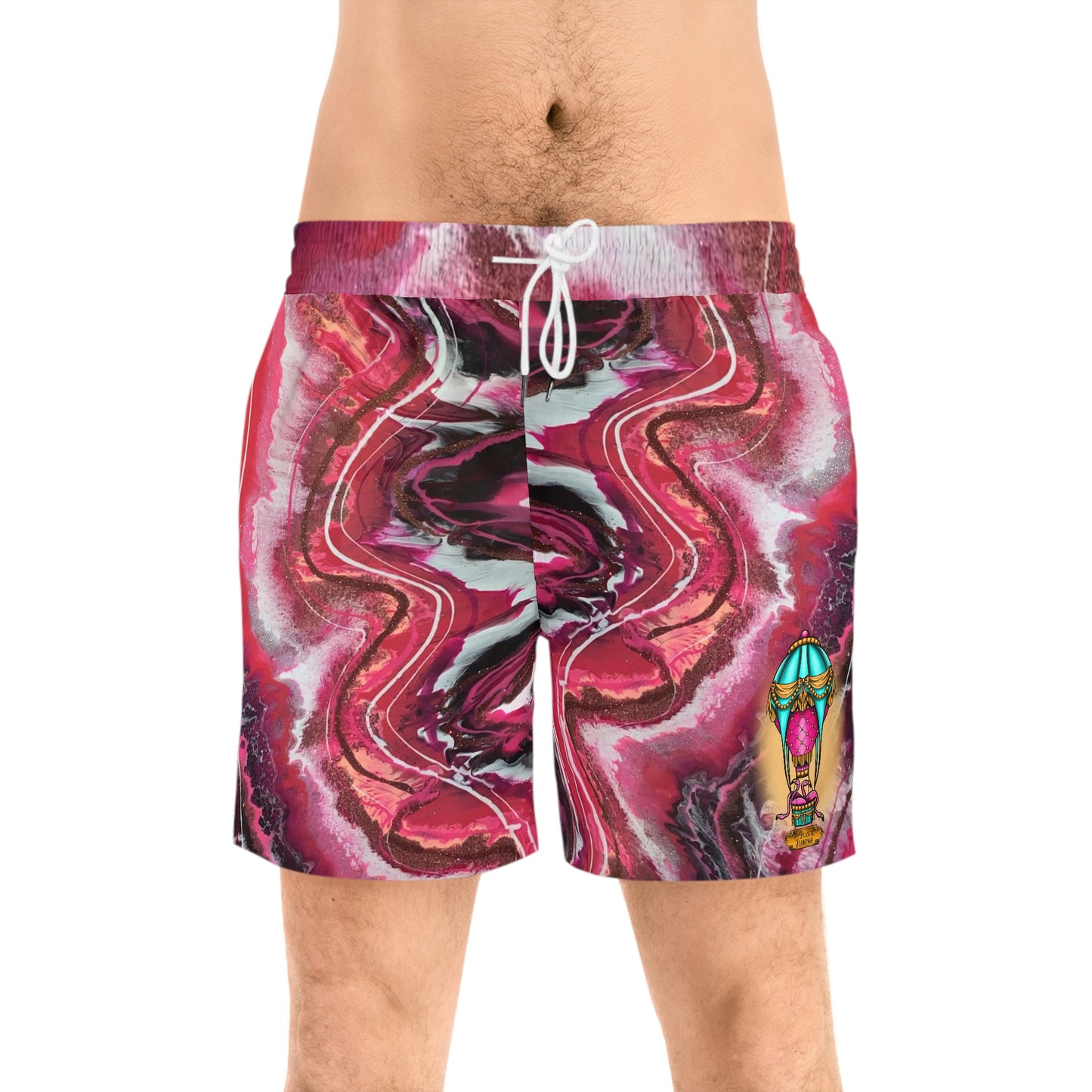 Men's Mid-Length Swim Shorts (AOP)