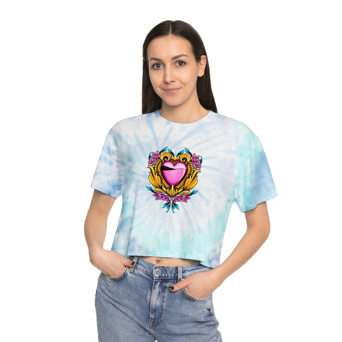 Women's Tie-Dye Crop Tee