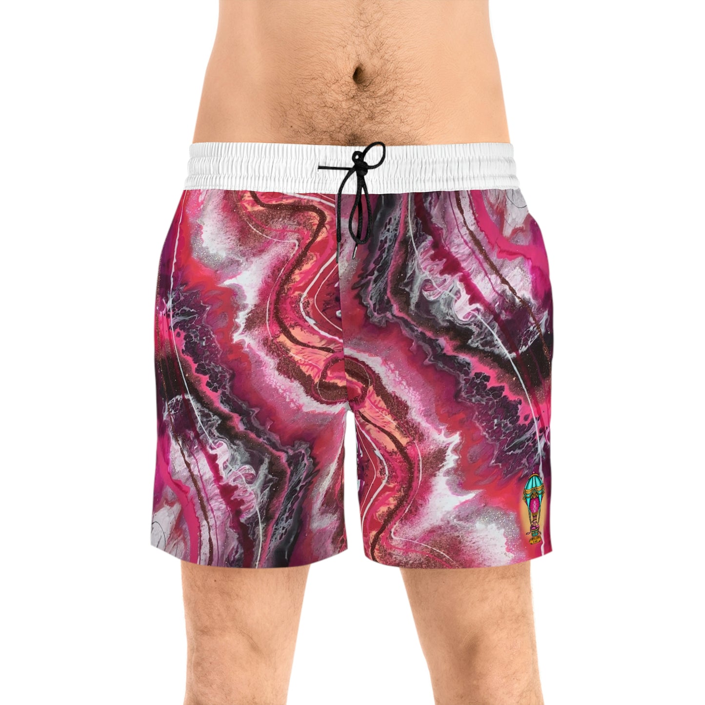 Men's Mid-Length Swim Shorts (AOP)