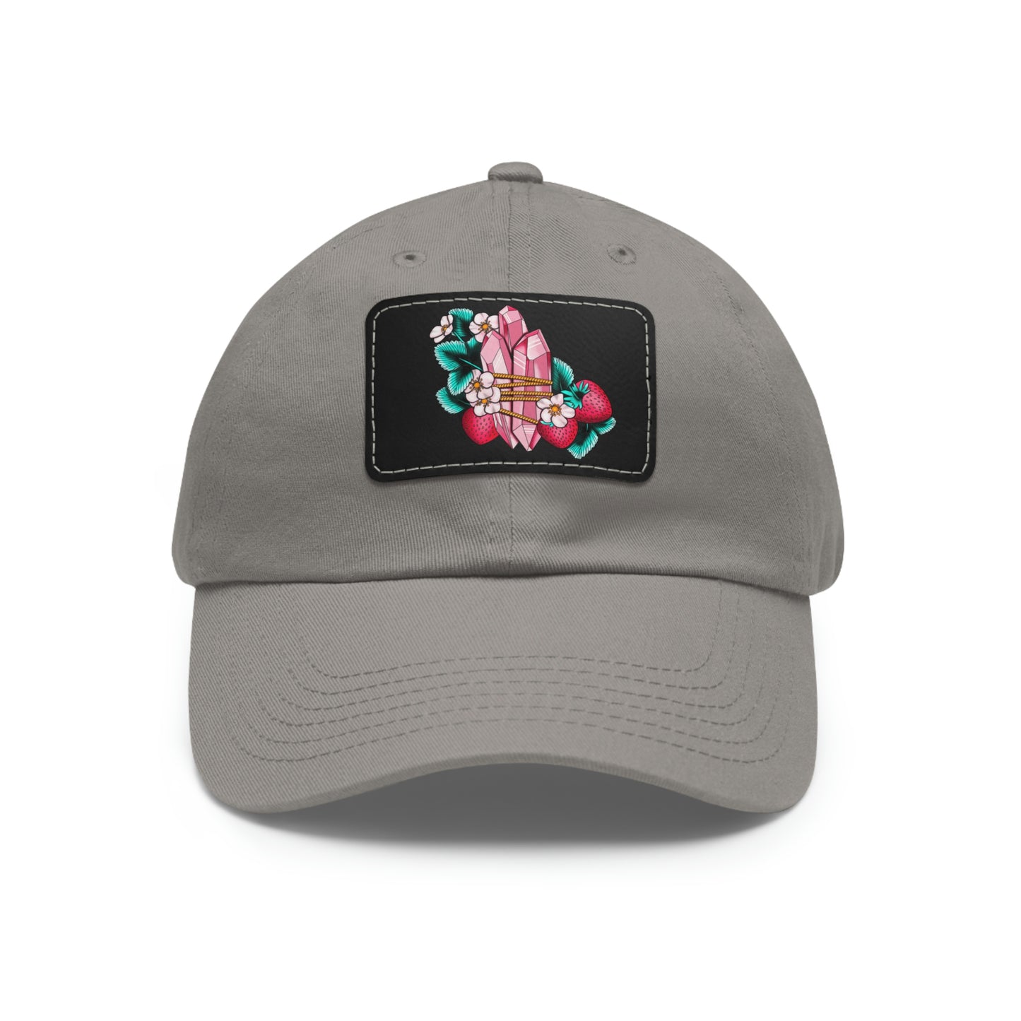 Dad Hat with Leather Patch