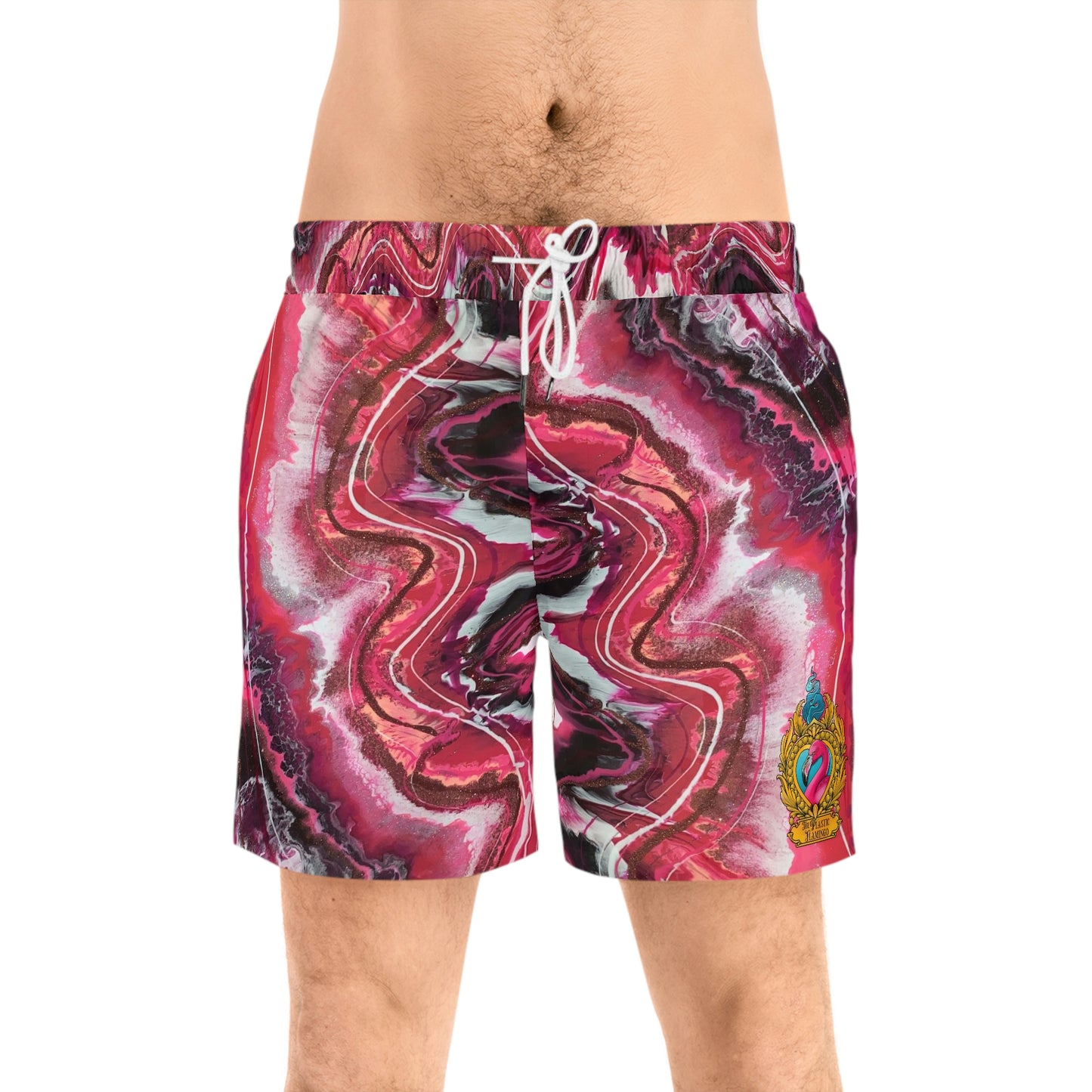 Men's Mid-Length Swim Shorts (AOP)